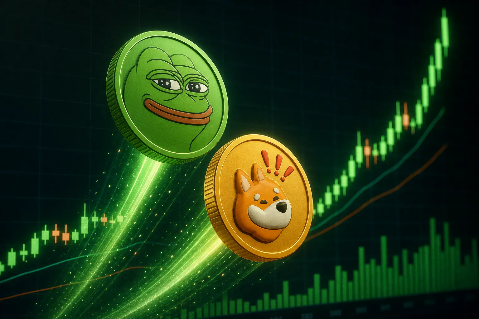 Are Meme Coins Waking Up: PEPE and BONK Lead the Crypto Rally