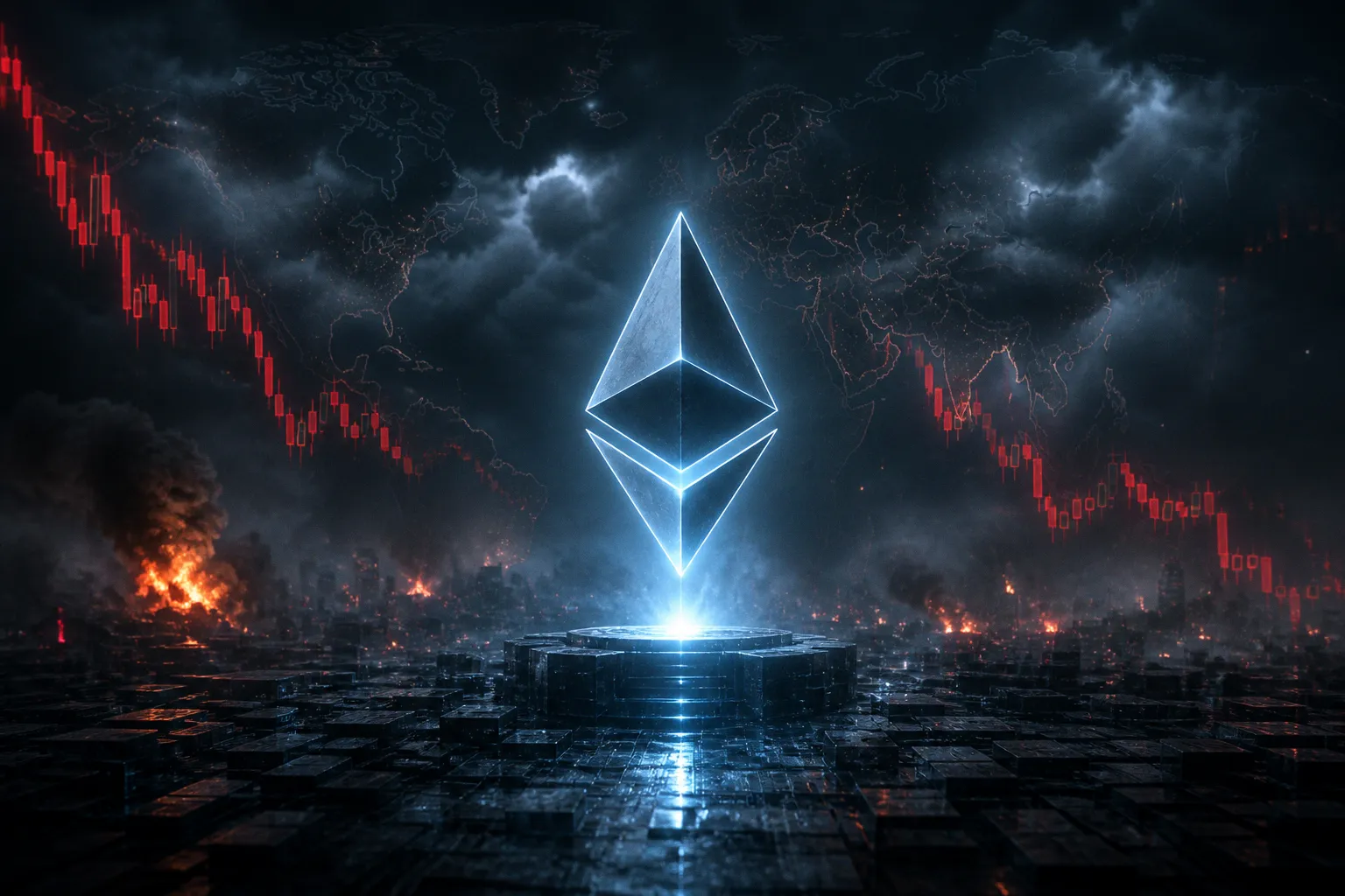 Ethereum Displays Relative Strength as Geopolitical Tensions Impact Crypto Markets