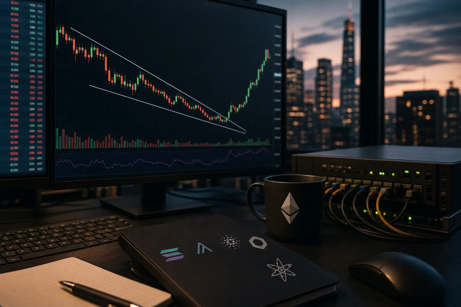 The Falling Wedge Is Almost Broken: 5 Altcoins That Could Explode If the 2026 Crypto Rally Begins